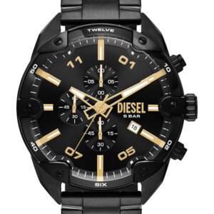 VYRIŠKAS LAIKRODIS DIESEL  Spiked Chronograph DZ4644 + DĖŽUTĖ