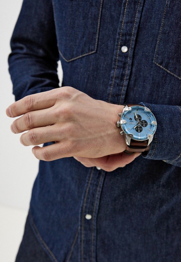 Vyriškas laikrodis DIESEL Spiked Chronograph DZ4606 – 5