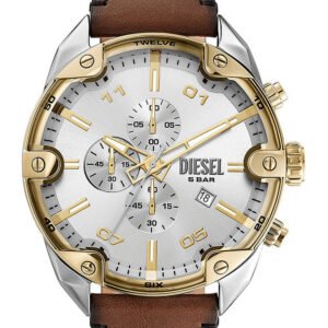 VYRIŠKAS LAIKRODIS DIESEL  Spiked Chronograph DZ4665 + DĖŽUTĖ