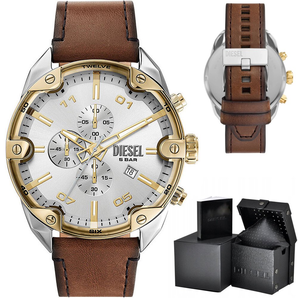 Vyriškas laikrodis DIESEL Spiked Chronograph DZ4665 - Image 8
