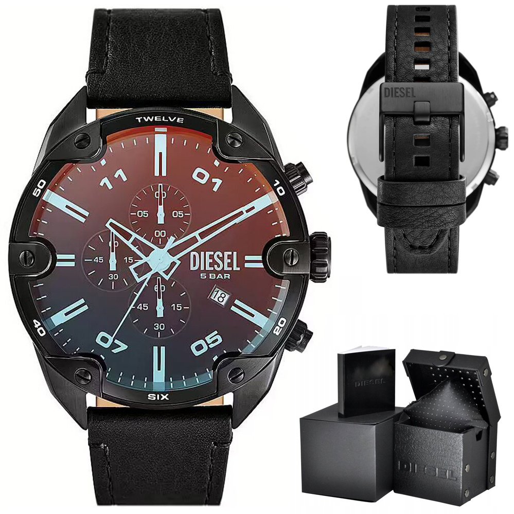 Vyriškas laikrodis DIESEL Spiked Chronograph DZ4667 – 7