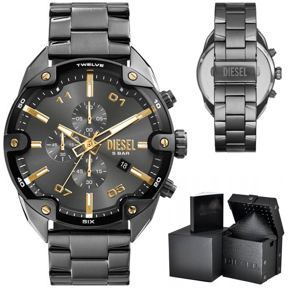 Vyriškas laikrodis DIESEL Spiked Chronograph DZ4669 – 8