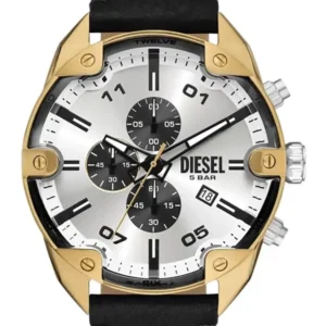 VYRIŠKAS LAIKRODIS DIESEL  Spiked Chronograph DZ4671 + DĖŽUTĖ