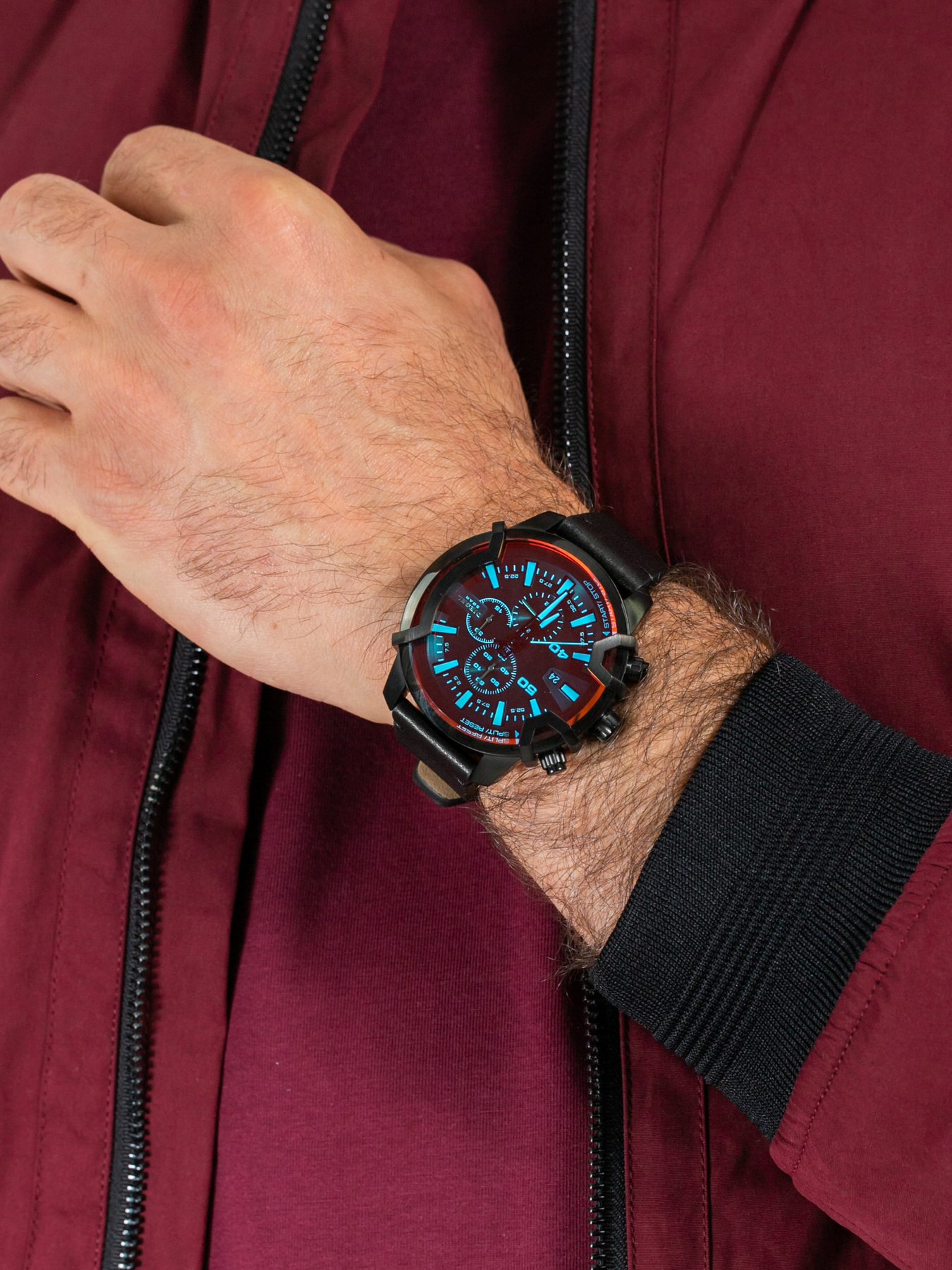Vyriškas laikrodis DIESEL Griffed Chronograph DZ4519 – 5