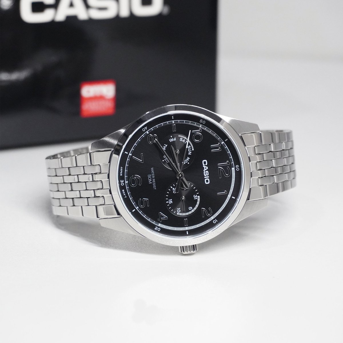Vyriškas laikrodis CASIO MTP-E340D-1A - Image 6