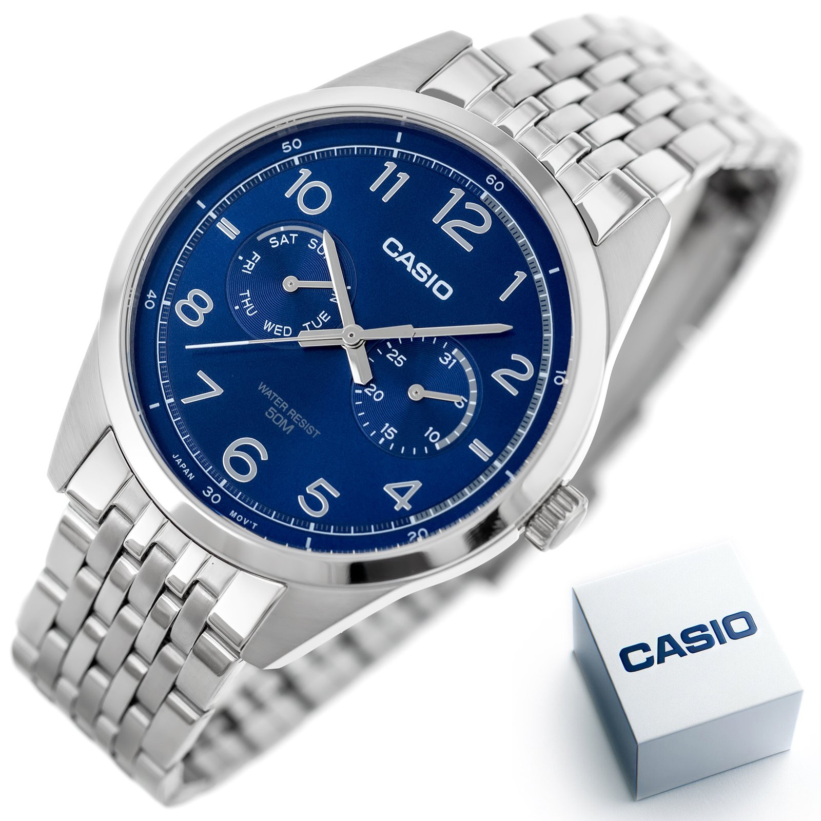 CASIO MTP-E340D-2A VYRIŠKAS LAIKRODIS (zd264b) + DĖŽUTĖ - Image 10