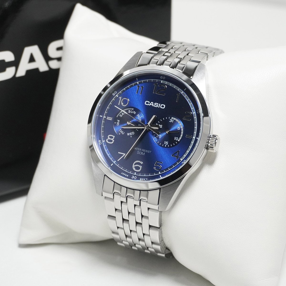 CASIO MTP-E340D-2A VYRIŠKAS LAIKRODIS (zd264b) + DĖŽUTĖ - Image 4