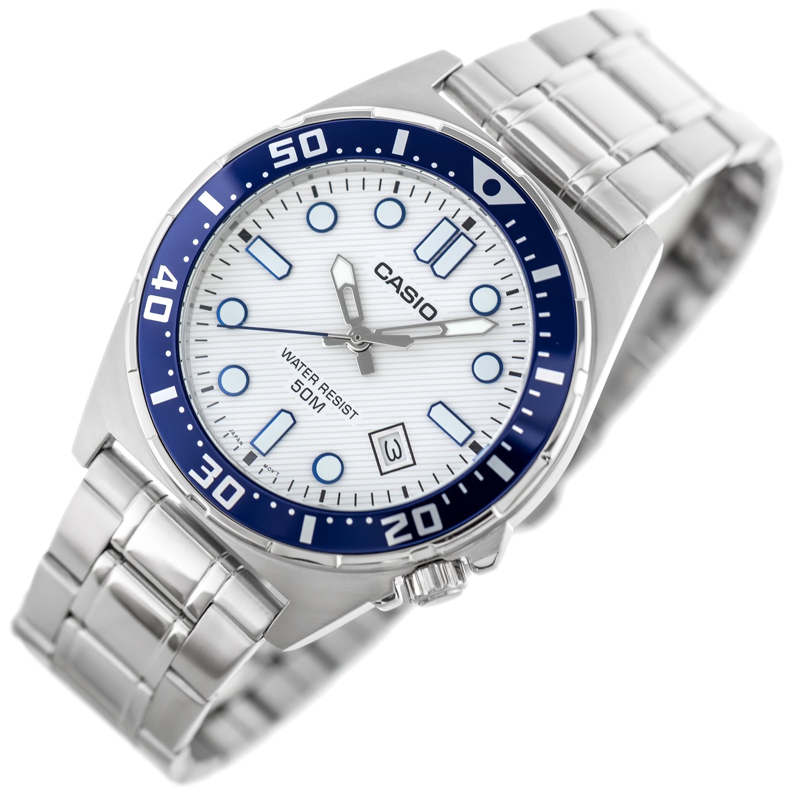 Casio vyriškas laikrodis MTD-135D-7A + DĖŽUTĖ - Image 2