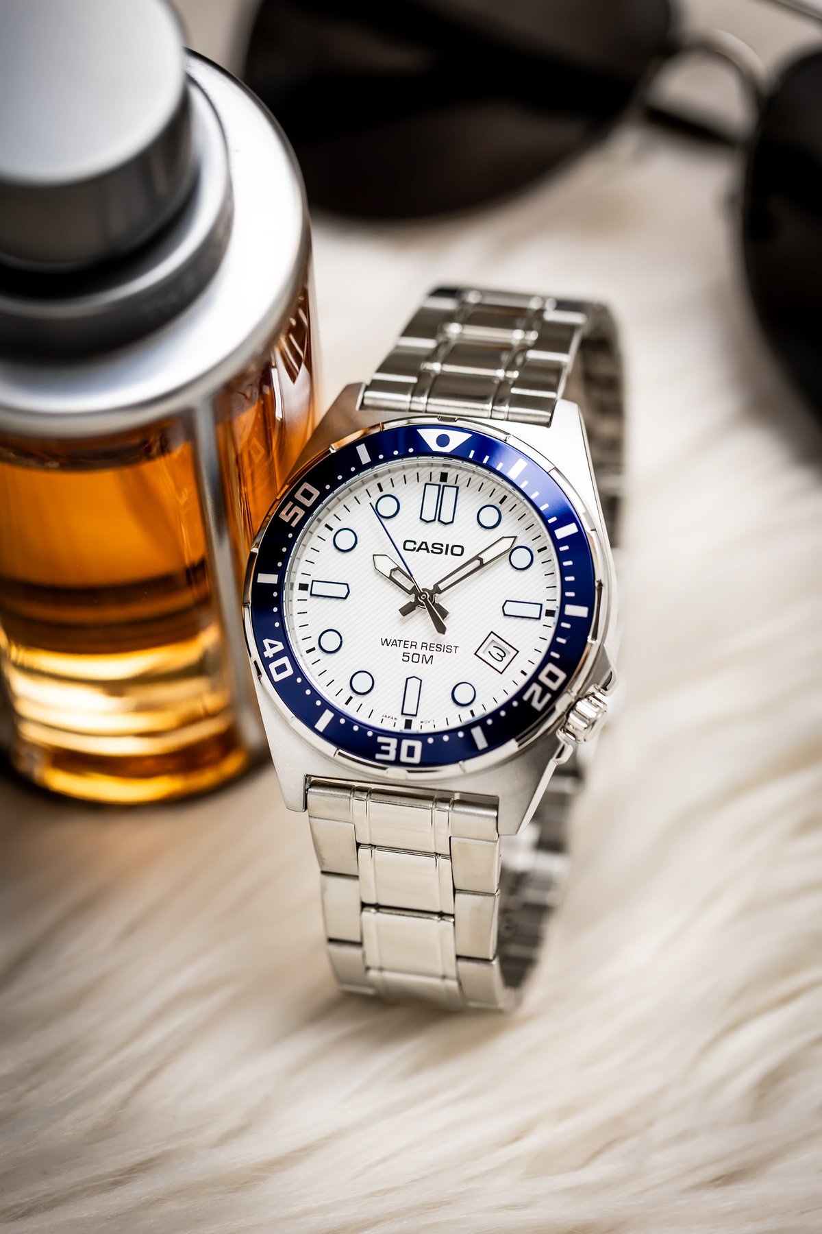Casio vyriškas laikrodis MTD-135D-7A + DĖŽUTĖ - Image 4