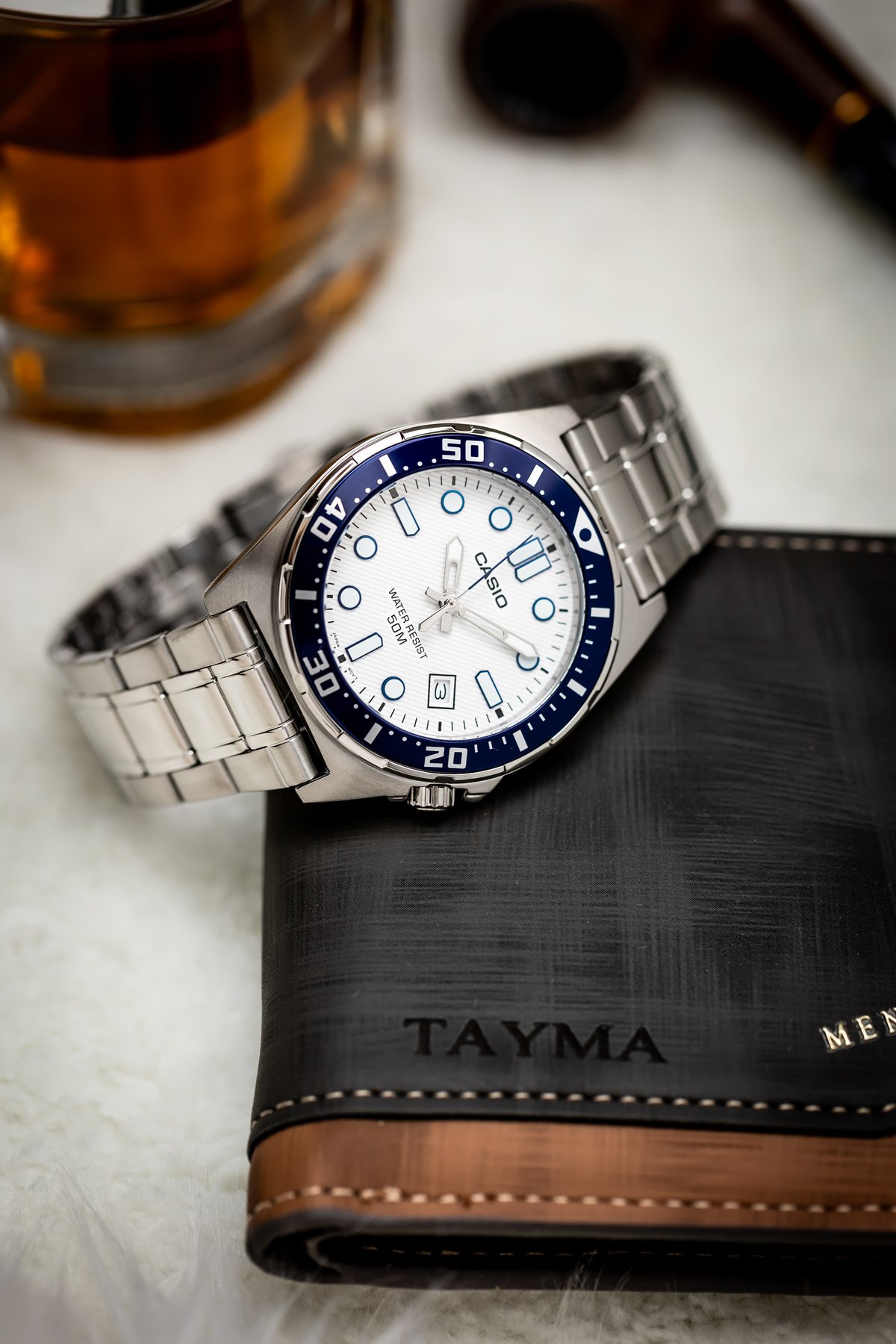 Casio vyriškas laikrodis MTD-135D-7A + DĖŽUTĖ - Image 7