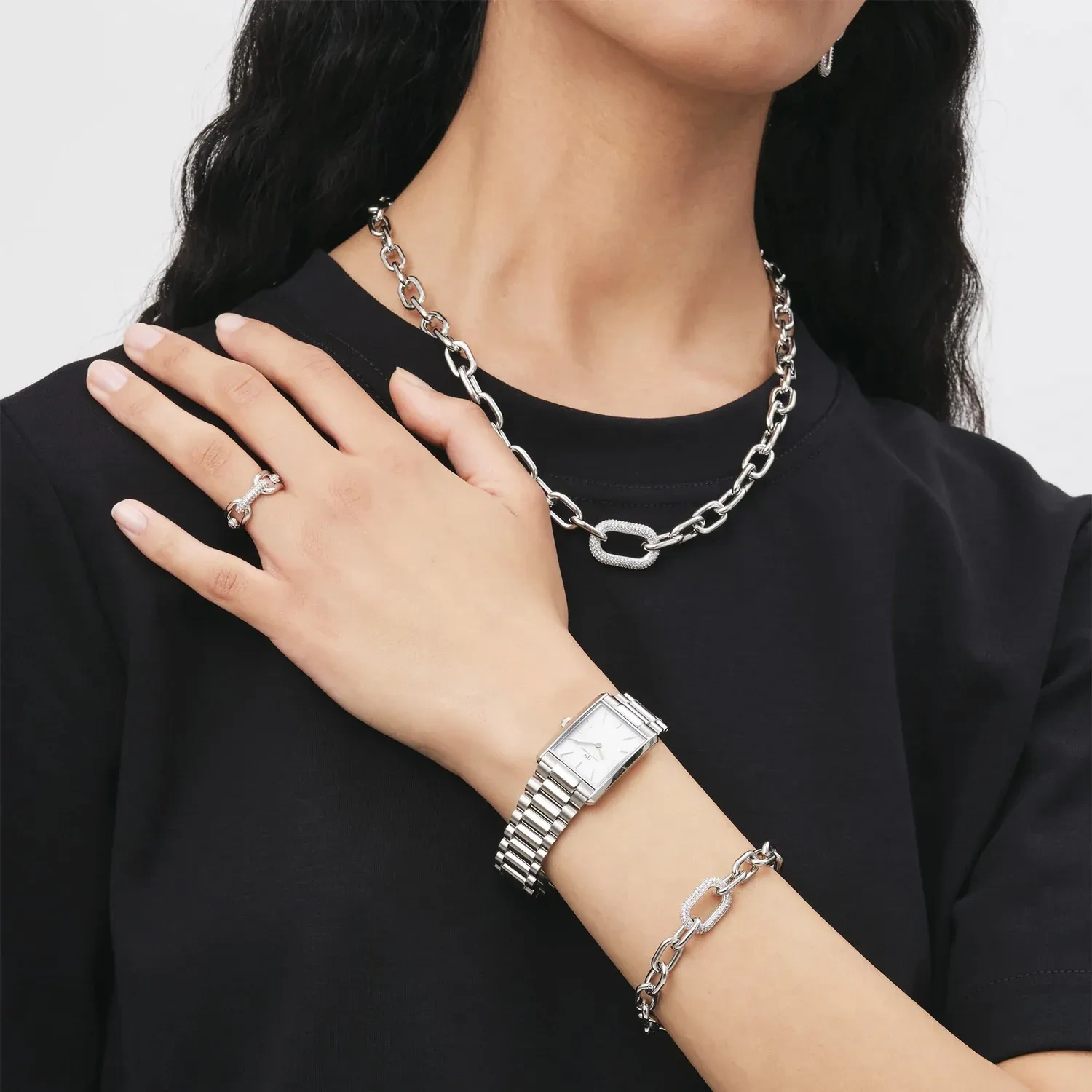 Moteriškas laikrodis DANIEL WELLINGTON Bound 3-Link DW00100700 – 4
