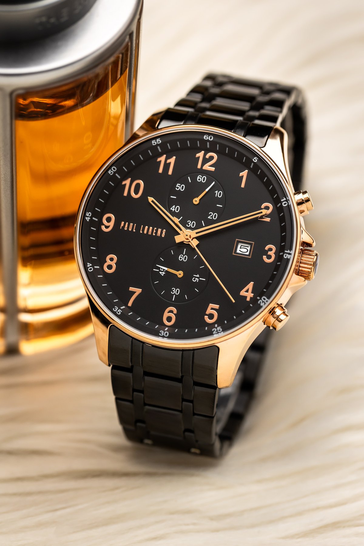 PAUL LORENS VYRIŠKI LAIKRODIS - PL20002B-1A4 (zg383b) + DĖŽUTĖ - Image 6