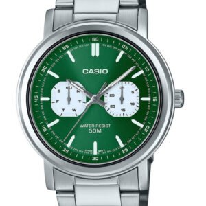CASIO MTP-E335D-3E VYRIŠKAS LAIKRODIS (zd274c) + DĖŽUTĖ