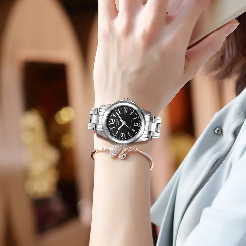 Moteriškas laikrodis Casio LTP-1215A-1ADF + DĖŽUTĖ - Image 7