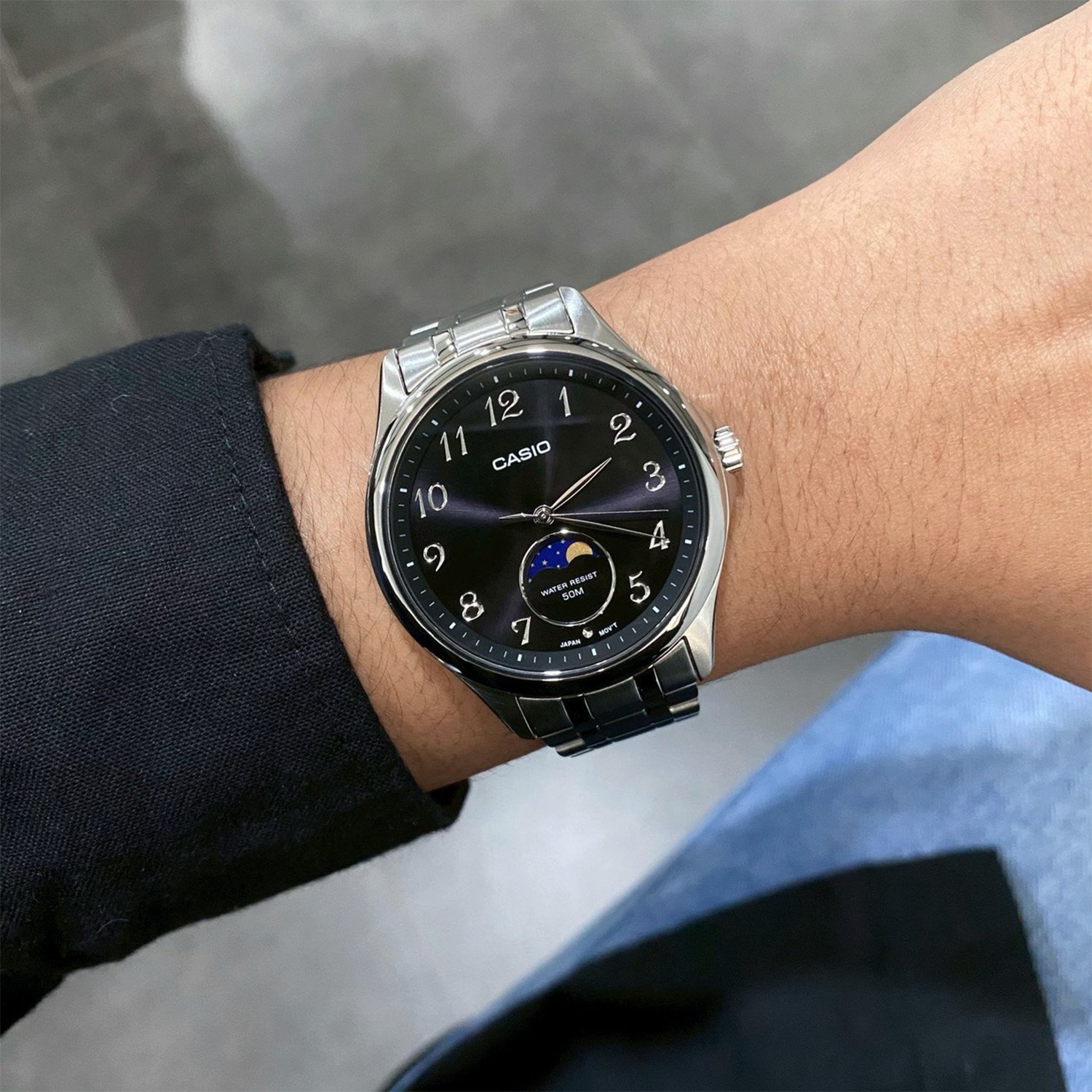 VYRIŠKI LAIKRODIS CASIO MTP-M110D-1A (zd293a) + DĖŽUTĖ - Image 6