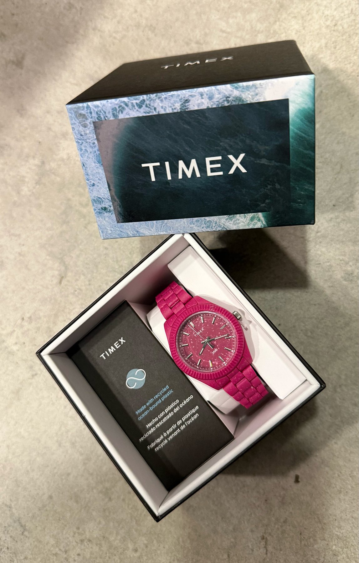 Moteriškas laikrodis TIMEX Legacy Ocean 37 mm perdirbtas plastikas TW2V77200 – 9