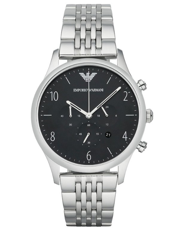 VYRIŠKI LAIKRODIS EMPORIO ARMANI CLASSIC AR1863 + DĖŽUTĖ (zi003d)