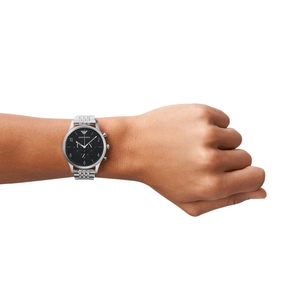 VYRIŠKI LAIKRODIS EMPORIO ARMANI CLASSIC AR1863 + DĖŽUTĖ (zi003d) - Image 5