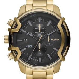 DIESEL Griffed Chronograph vyriškas laikrodis DZ4573 + DĖŽUTĖ