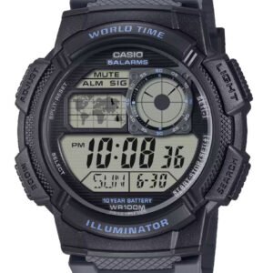 ZEGAREK MĘSKI CASIO AE-1000W-8AVEF (zd073j) - WORLD TIME + BOX