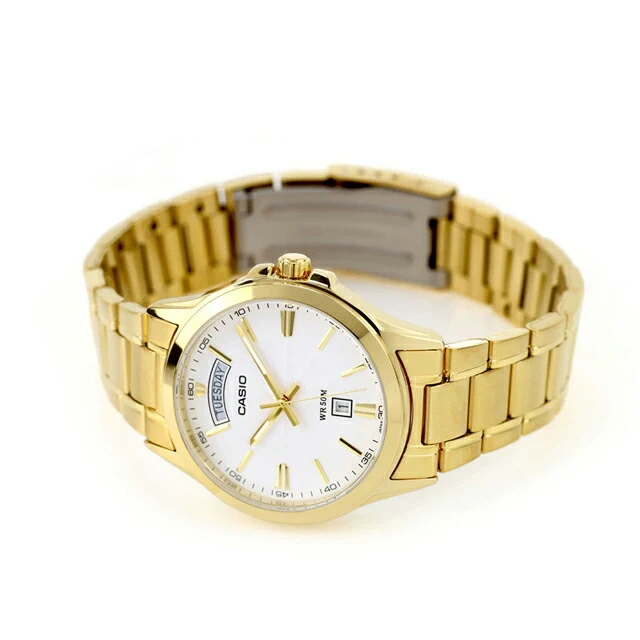 ZEGAREK MĘSKI CASIO MTP-1381GD-7A (zd191e) + BOX - Image 2