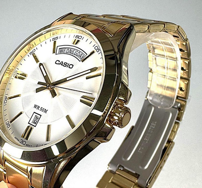 ZEGAREK MĘSKI CASIO MTP-1381GD-7A (zd191e) + BOX - Image 7