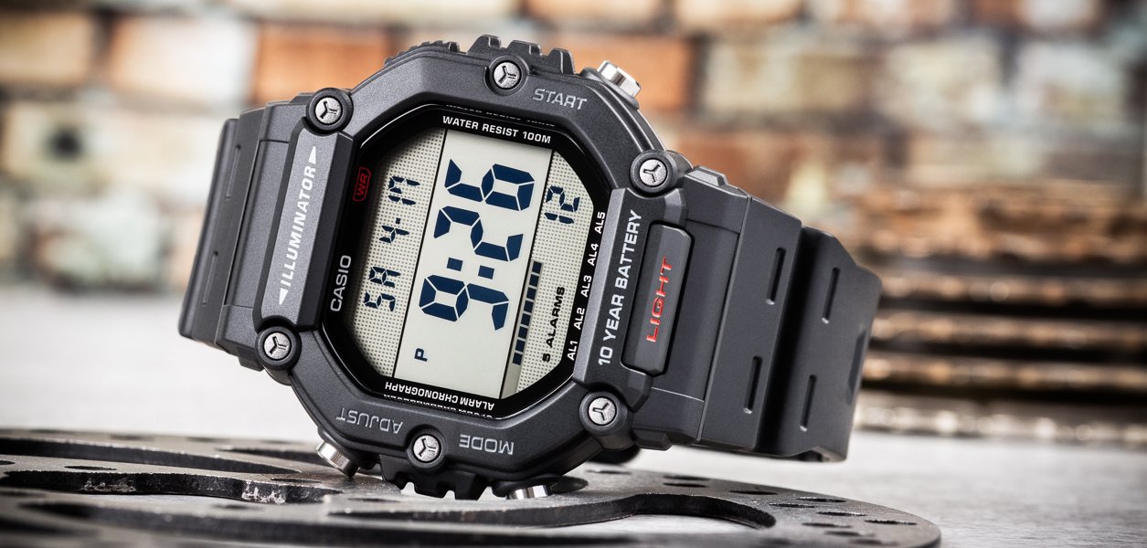 Vyriškas laikrodis CASIO AE-1600H-1AVEF - Image 8