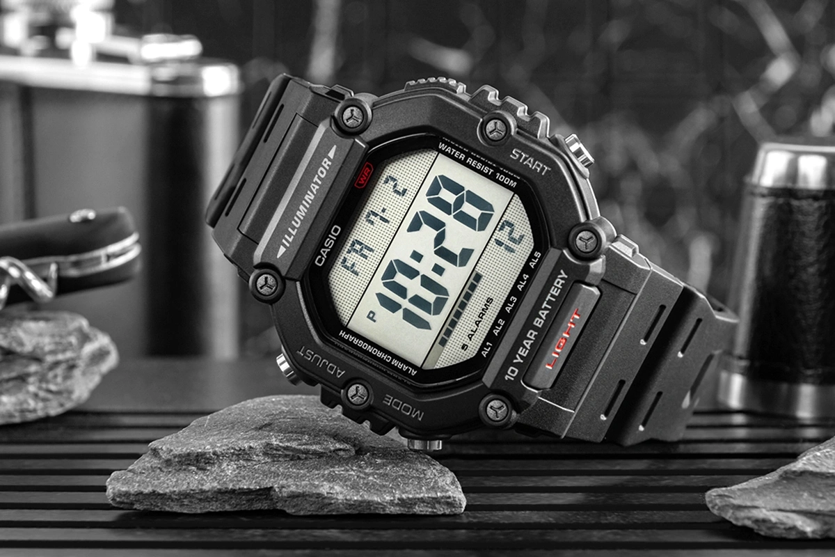Vyriškas laikrodis CASIO AE-1600H-1AVEF - Image 4