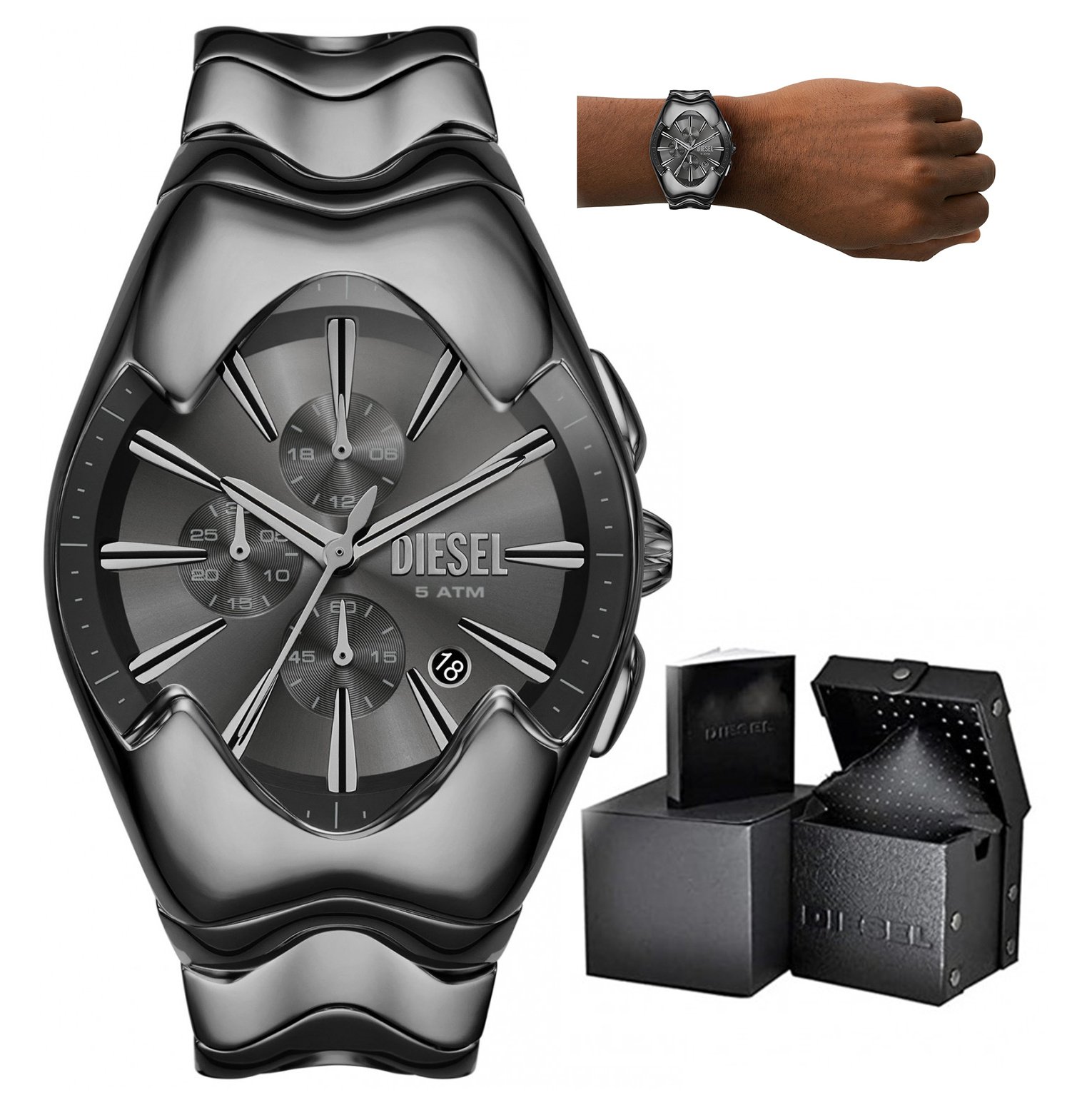 Vyriškas laikrodis DIESEL MERCURIAL METAMORPH CHRONOGRAPH DZ4682 – 4