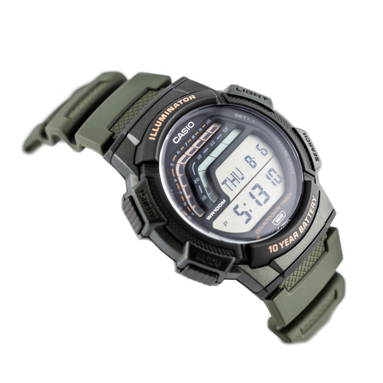 ZEGAREK MĘSKI CASIO WS-1800-3AVDF + BOX - Image 3