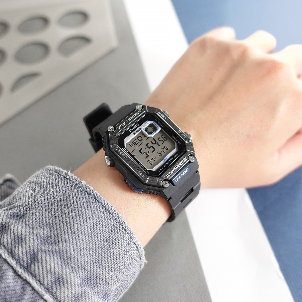 Vyriškas laikrodis CASIO skaitmeninis su mėnulio fazėmis WS-1700H-1AV – 6
