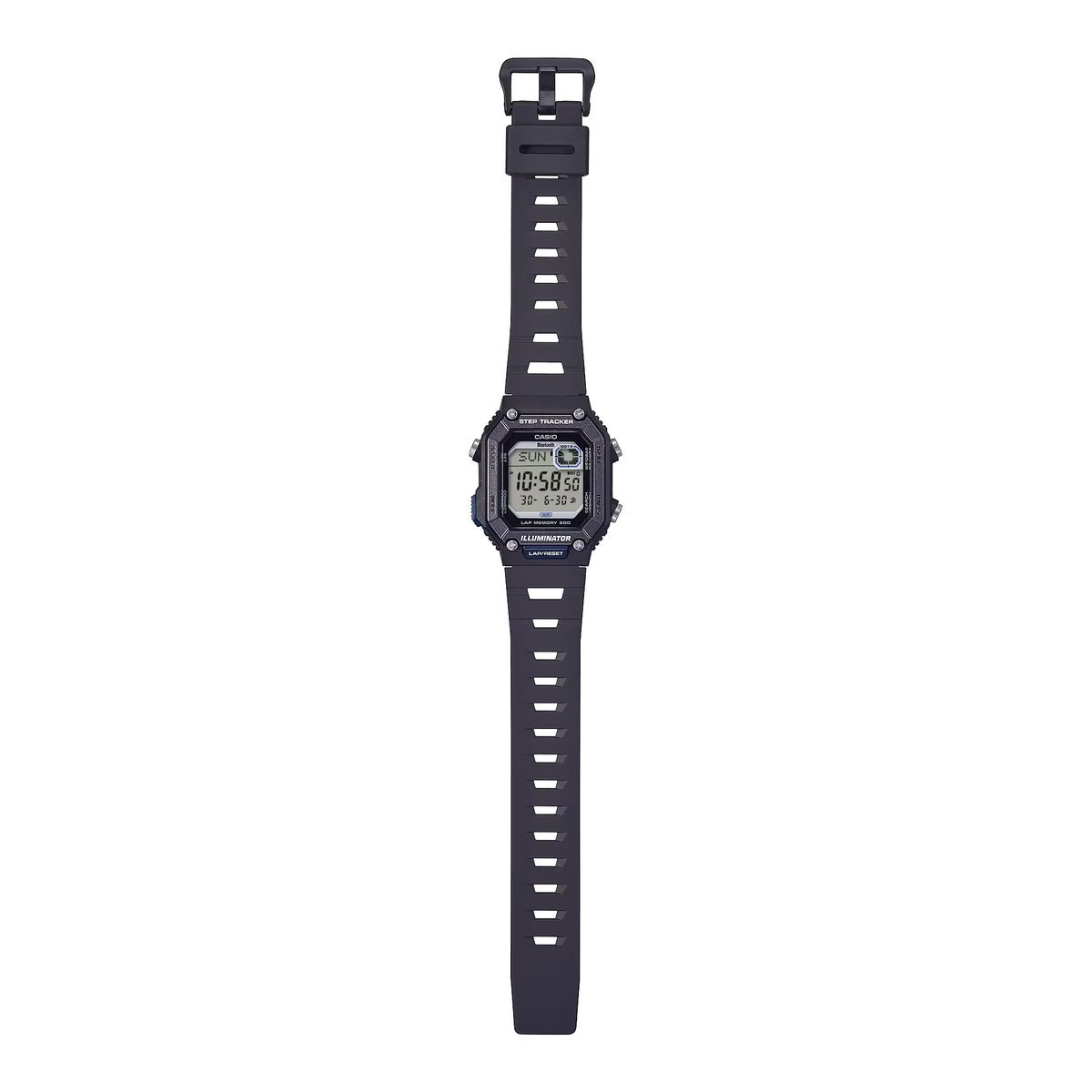 Vyriškas laikrodis CASIO skaitmeninis su mėnulio fazėmis WS-1700H-1AV – 4