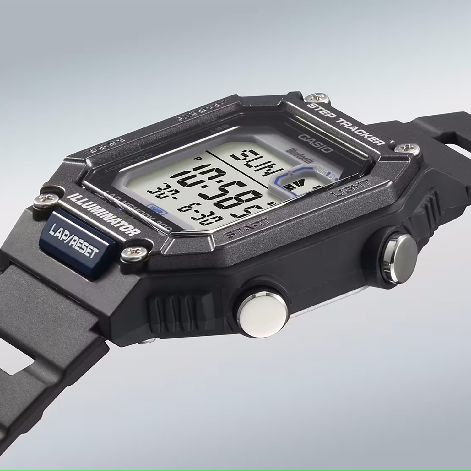 Vyriškas laikrodis CASIO skaitmeninis su mėnulio fazėmis WS-1700H-1AV – 5