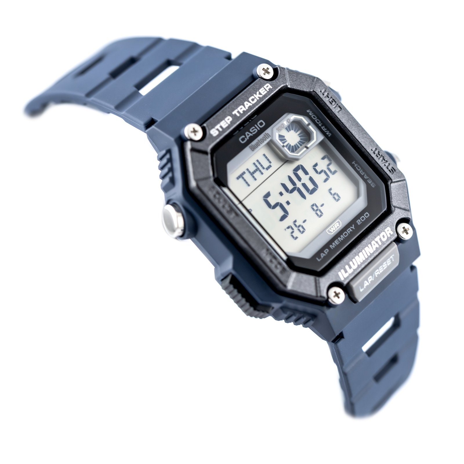 Vyriškas laikrodis CASIO Digital Moonphase WS-B1000-2AVDF – 3