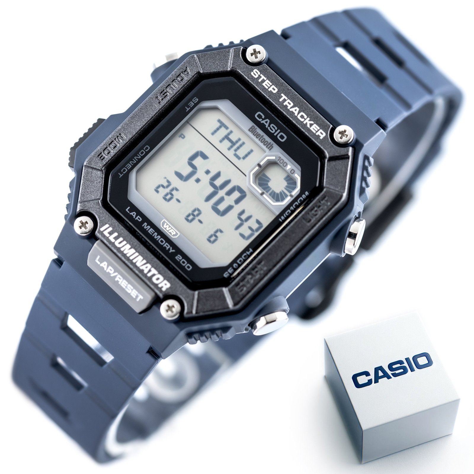 Vyriškas laikrodis CASIO Digital Moonphase WS-B1000-2AVDF – 9